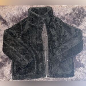 Old Navy Black Sherpa Jacket